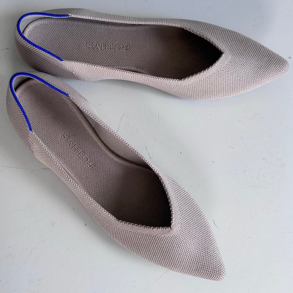 Rothy's Pointed Flats Size 11 The Point Ii Diamon… - image 3